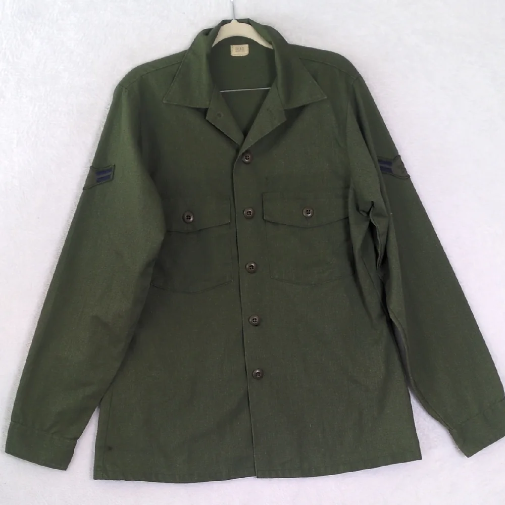 Army Green Vintage Men's Air‎ Force Field Jacket Size L